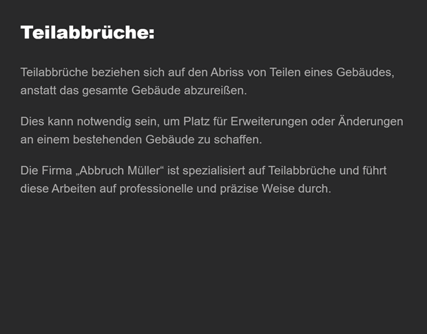 Teilabbruch in  Simmozheim