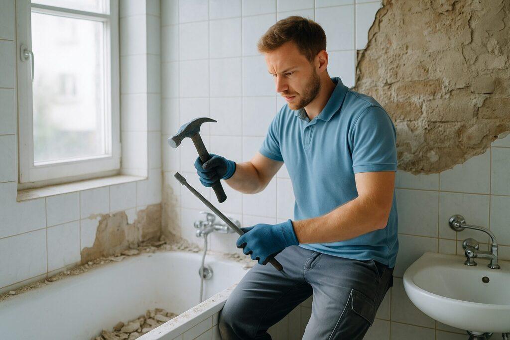 Badezimmer R&uuml;ckbau in Wiernsheim