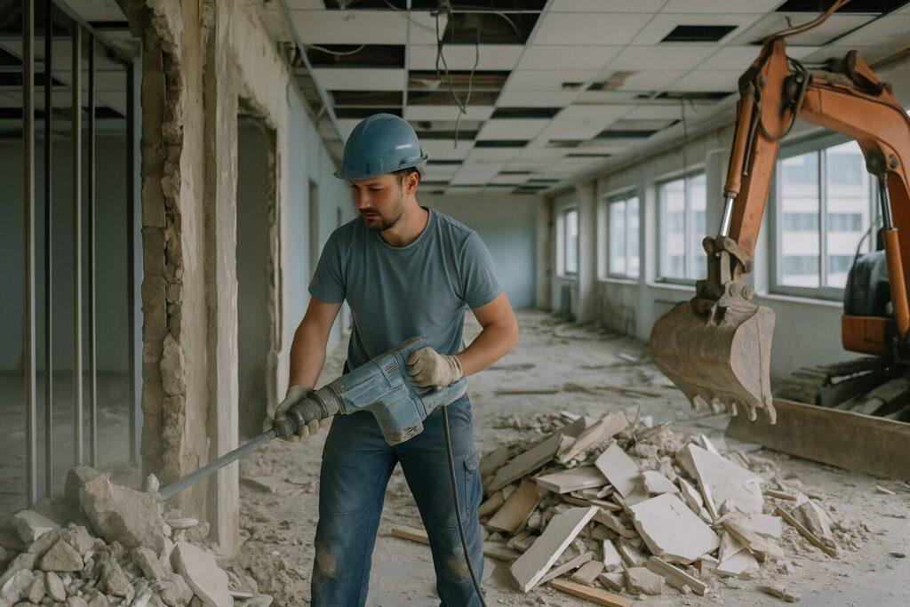 B&uuml;ro R&uuml;ckbau Gewerbeabbruch innen in Wiernsheim