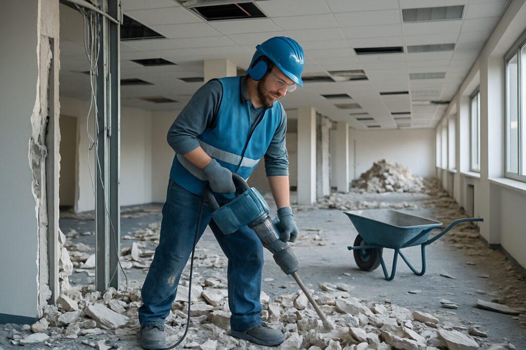 Büro Rückbau Gewerbeabbruch innen