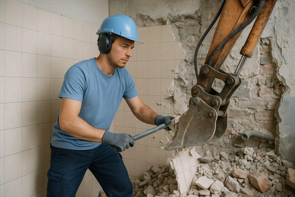 R&uuml;ckbau in Wiernsheim