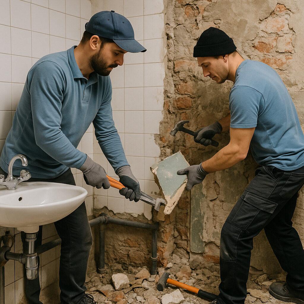 Demontage von Einbauten und technischen Installationen
