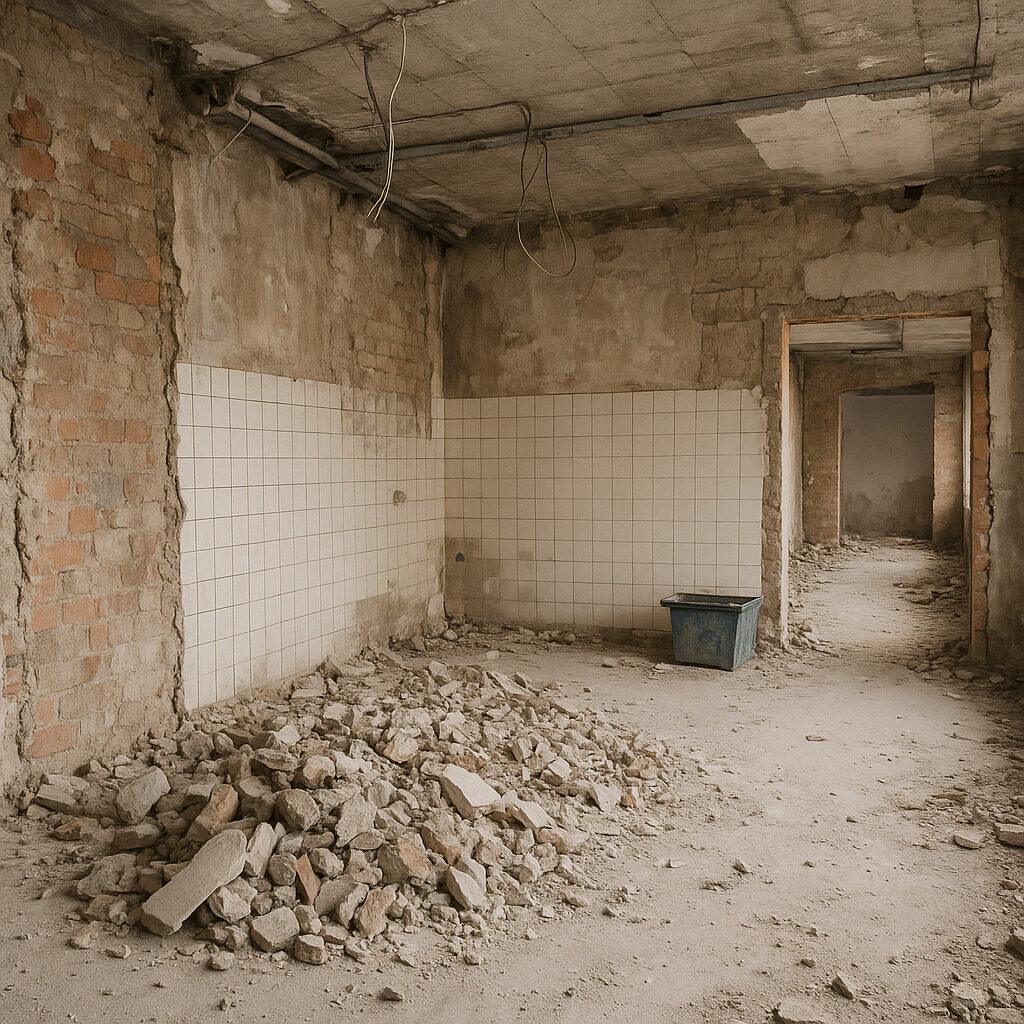 Teilabbruch und Rückbau von Praxisräumen